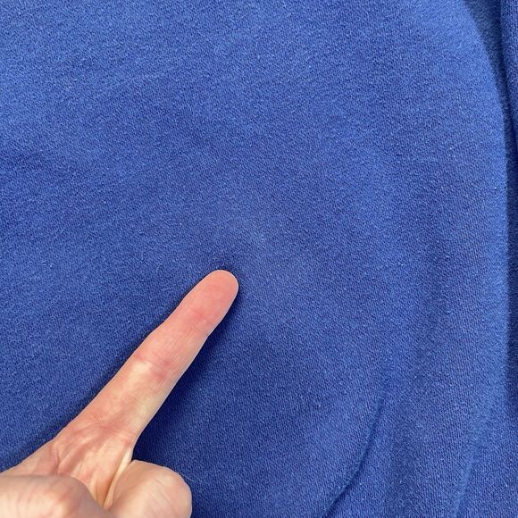 Hurley Hoodie Men’s Medium Blue Graphic Pullover Sweatshirt Drop Tag HMF21-02999 - Picture 11 of 12